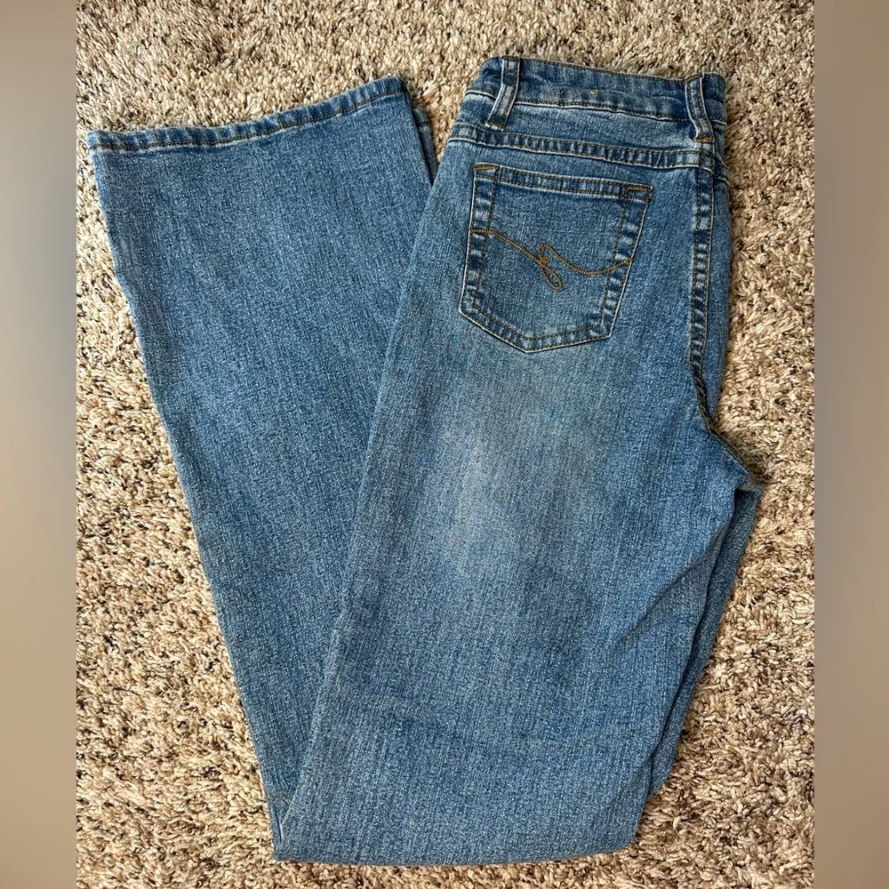 Zana Di Bootcut Jeans – Women’s 16‎ Slim Medium Wash Stretch Denim